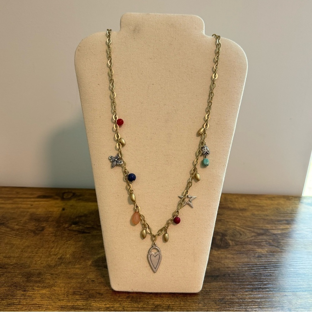 Chico’s‎ Goldtone Charm Necklace
